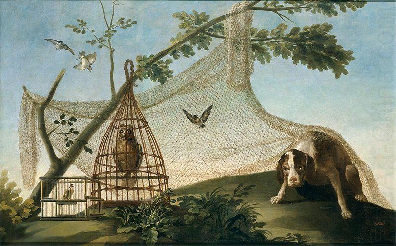 Francisco de Goya Caza con reclamo china oil painting image